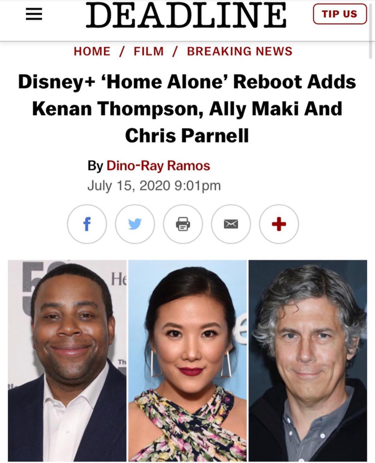 Disney+ ‘Home Alone’ Reboot Cast announced  - July 16th, 2020