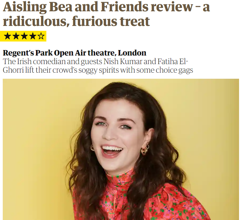 Aisling Bea & Friends  - July 5th, 2021