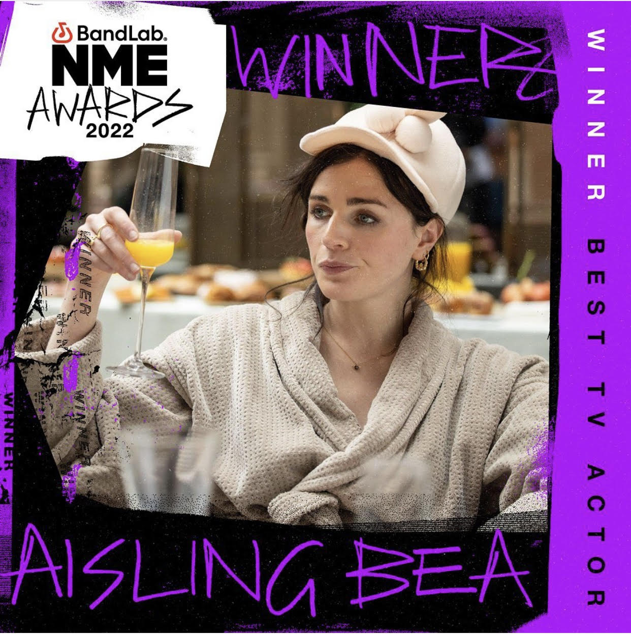 Aisling Bea wins Best TV Actor at the BandLab NME Awards 2022  - March 3rd, 2022